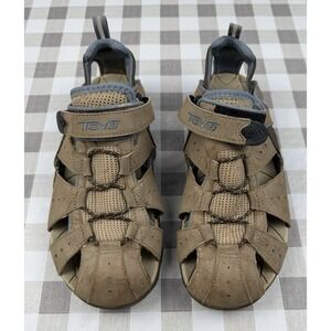 Teva Womens Size 9 Brown Closed Toe Hiking Sandals Trail Outdoor